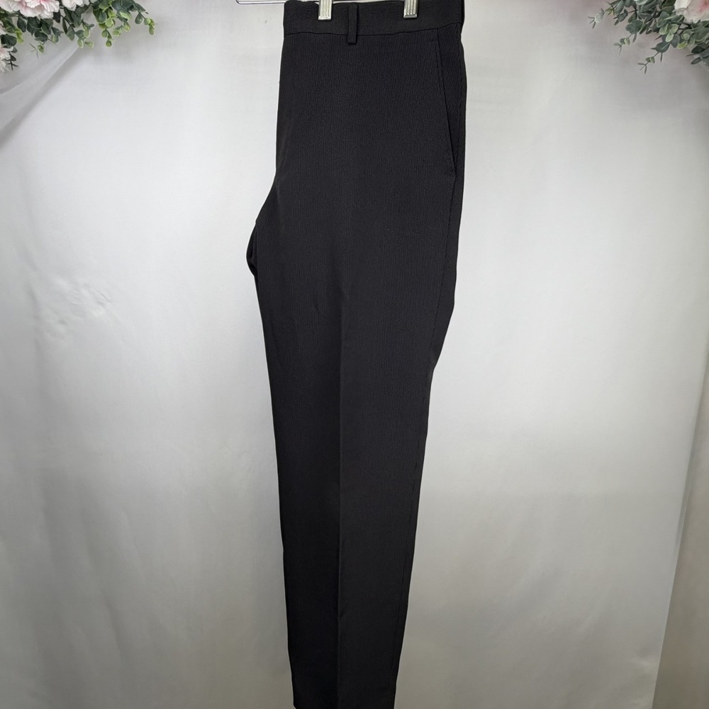 J. Ferrar Men's Modern Fit Dress Pants Black Size 34x30 Trousers